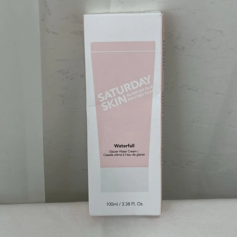 Saturday Skin NEW Glacier Water Cream Waterfall Peptide Glow 3.38 fl oz